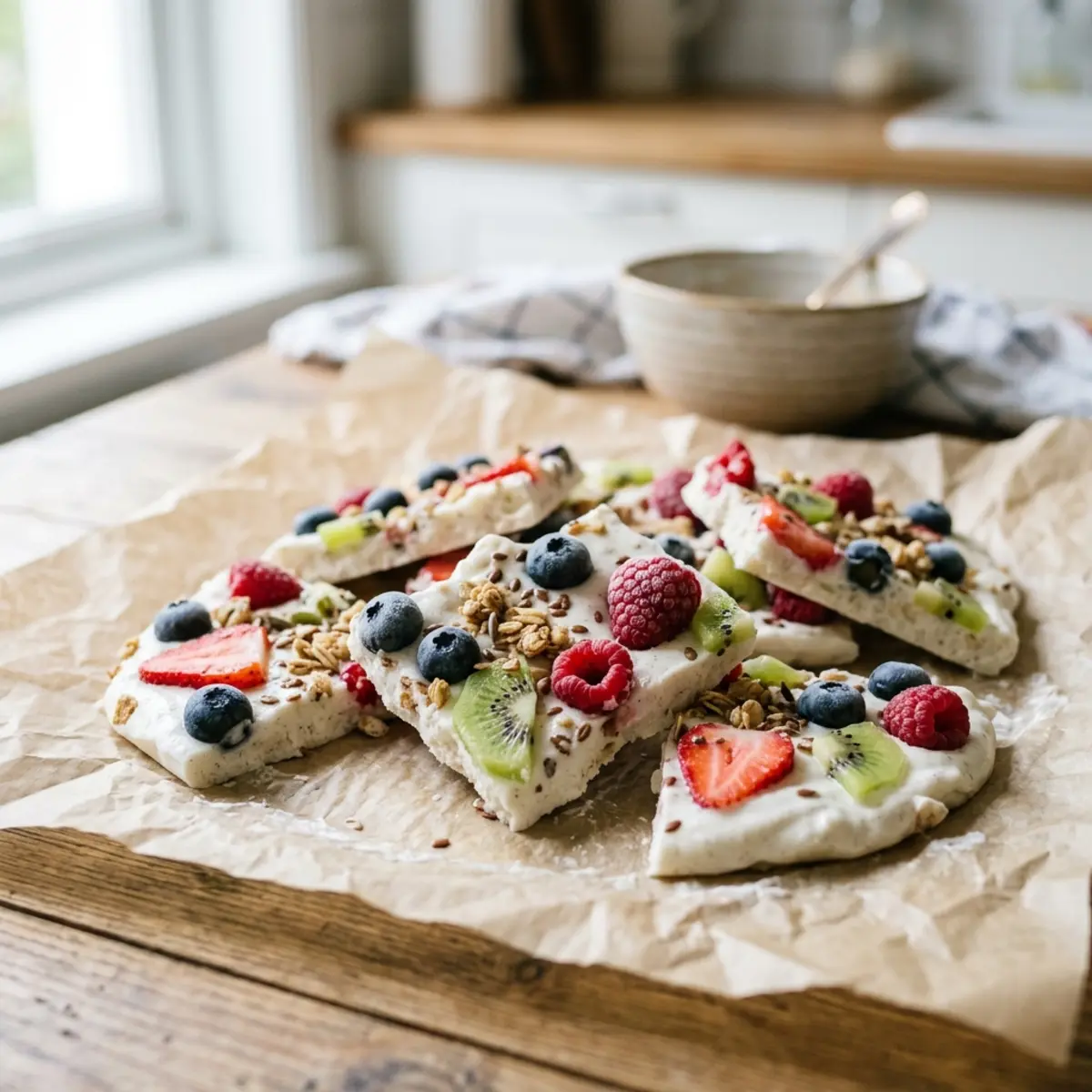 Creamy Frozen Yogurt, Quickly Thawed in Air Fryer – One Ingredient