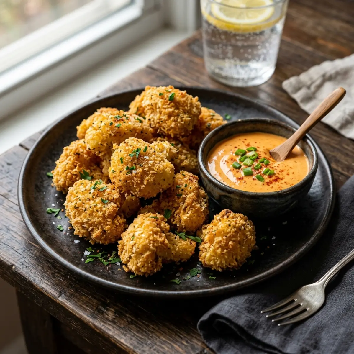 Nuggets de Conopidă Crocante la Air Fryer