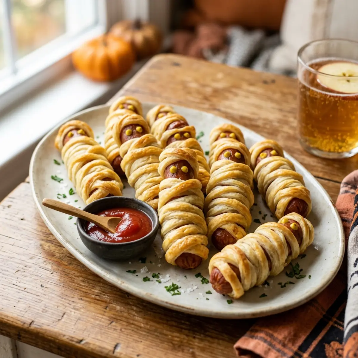 Momii de Halloween la Air Fryer