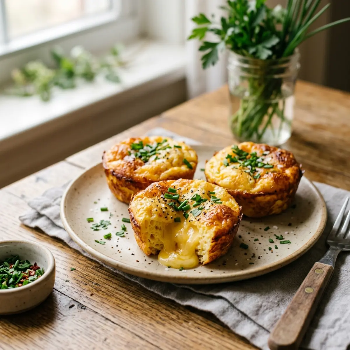 Bucățele de ouă fragede la Air Fryer