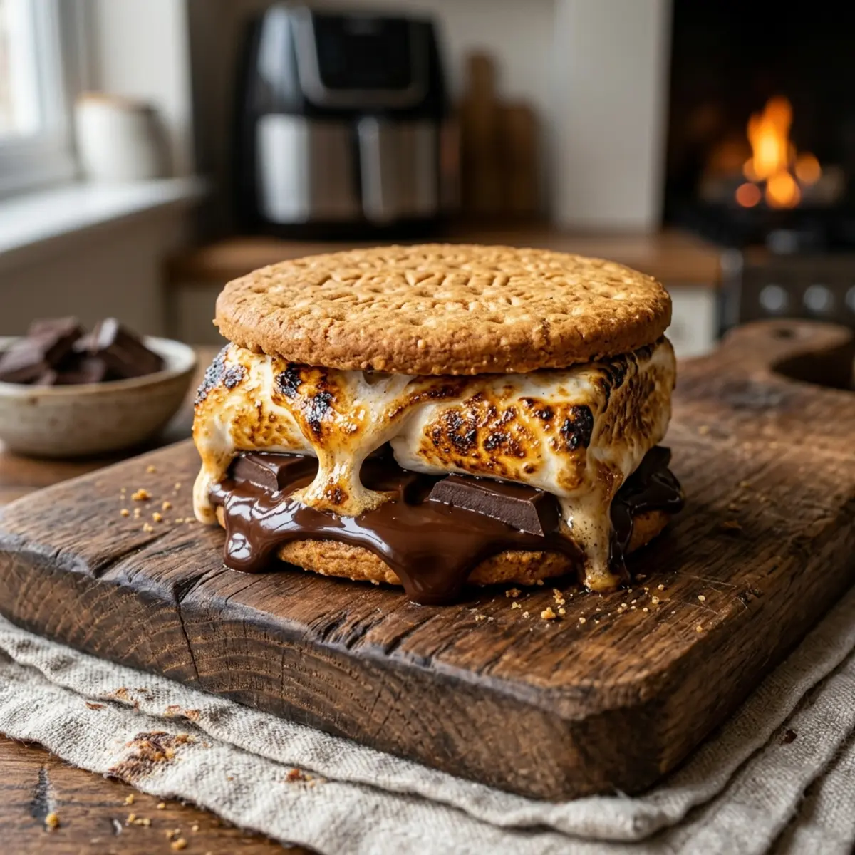 S'mores la Air Fryer – Gustare rapidă de tabără fără foc