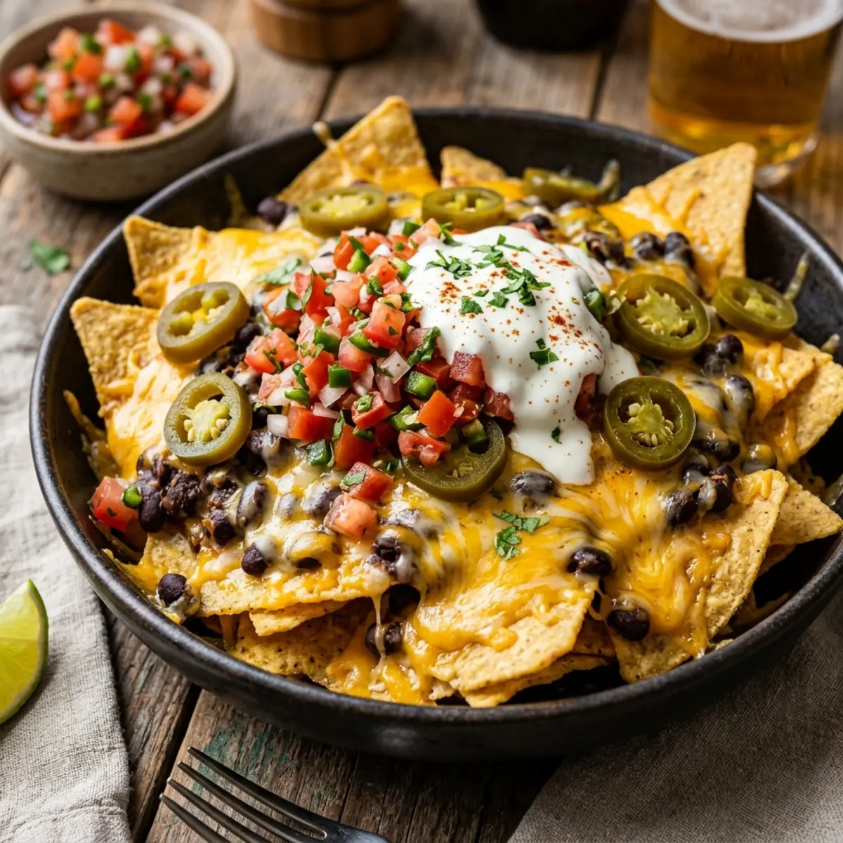 Nachos încărcați la Air Fryer – Rețetă rapidă și crocantă
