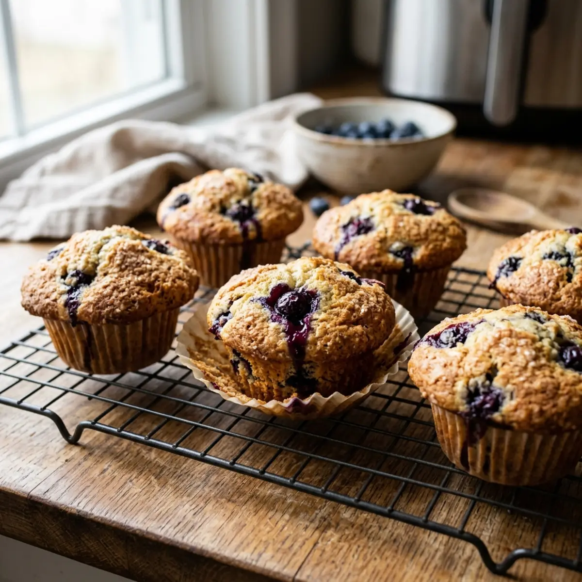 Muffini pufoși la Air Fryer