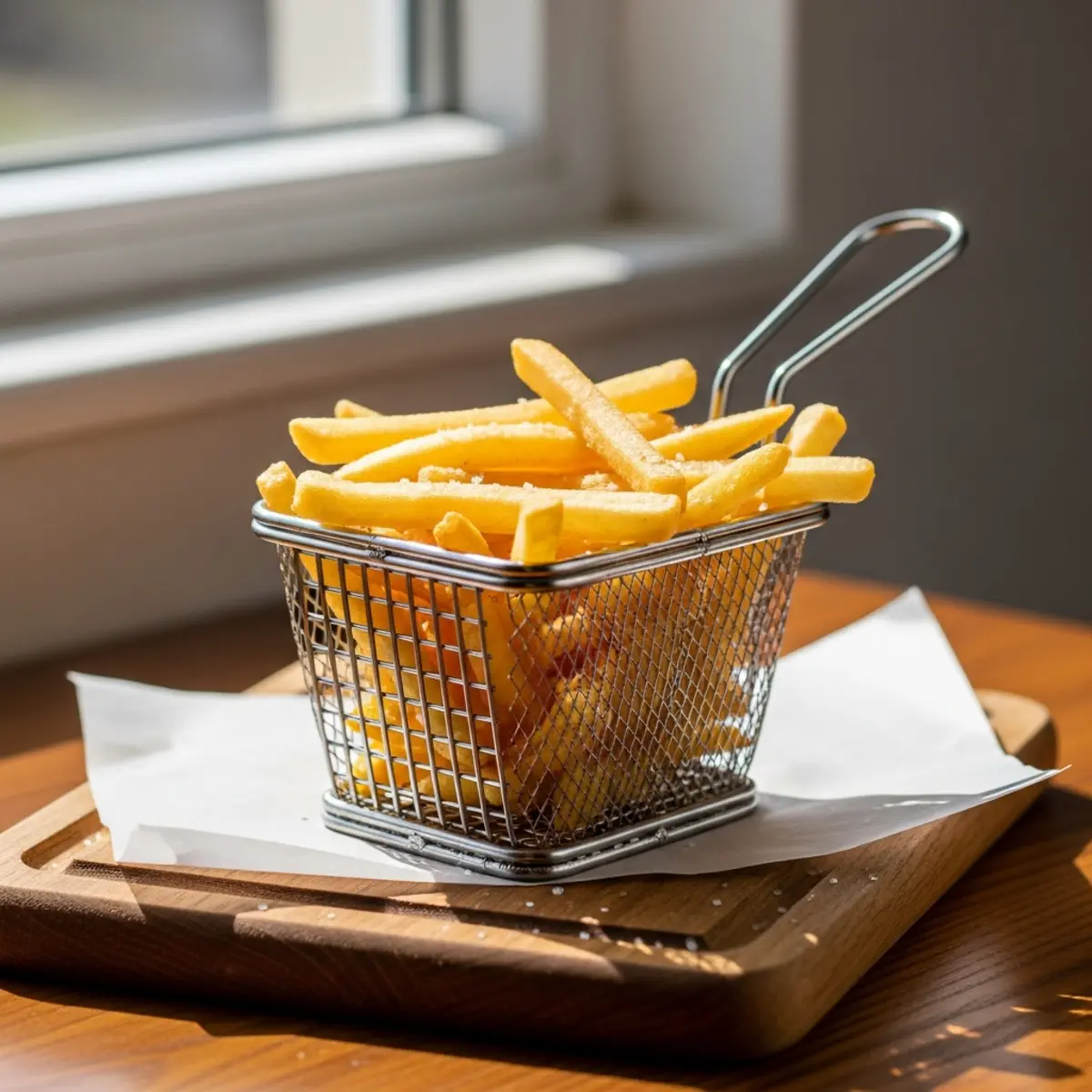 Cartofi prăjiți crocanți la Air Fryer – Rețetă Sănătoasă