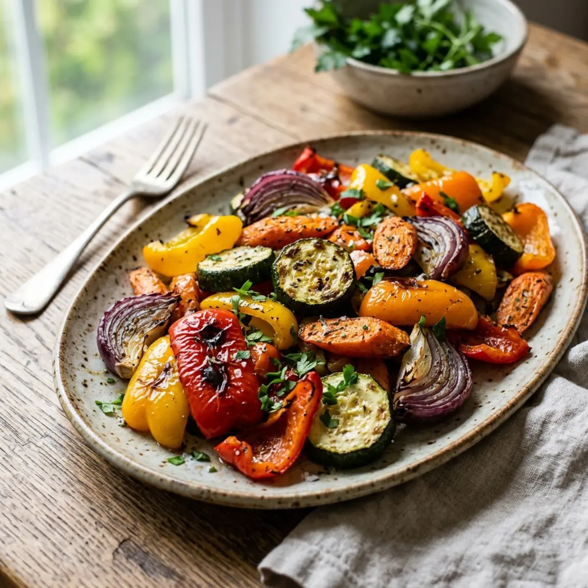 Legume la air fryer sau cuptor – Garnitură rapidă și sănătoasă