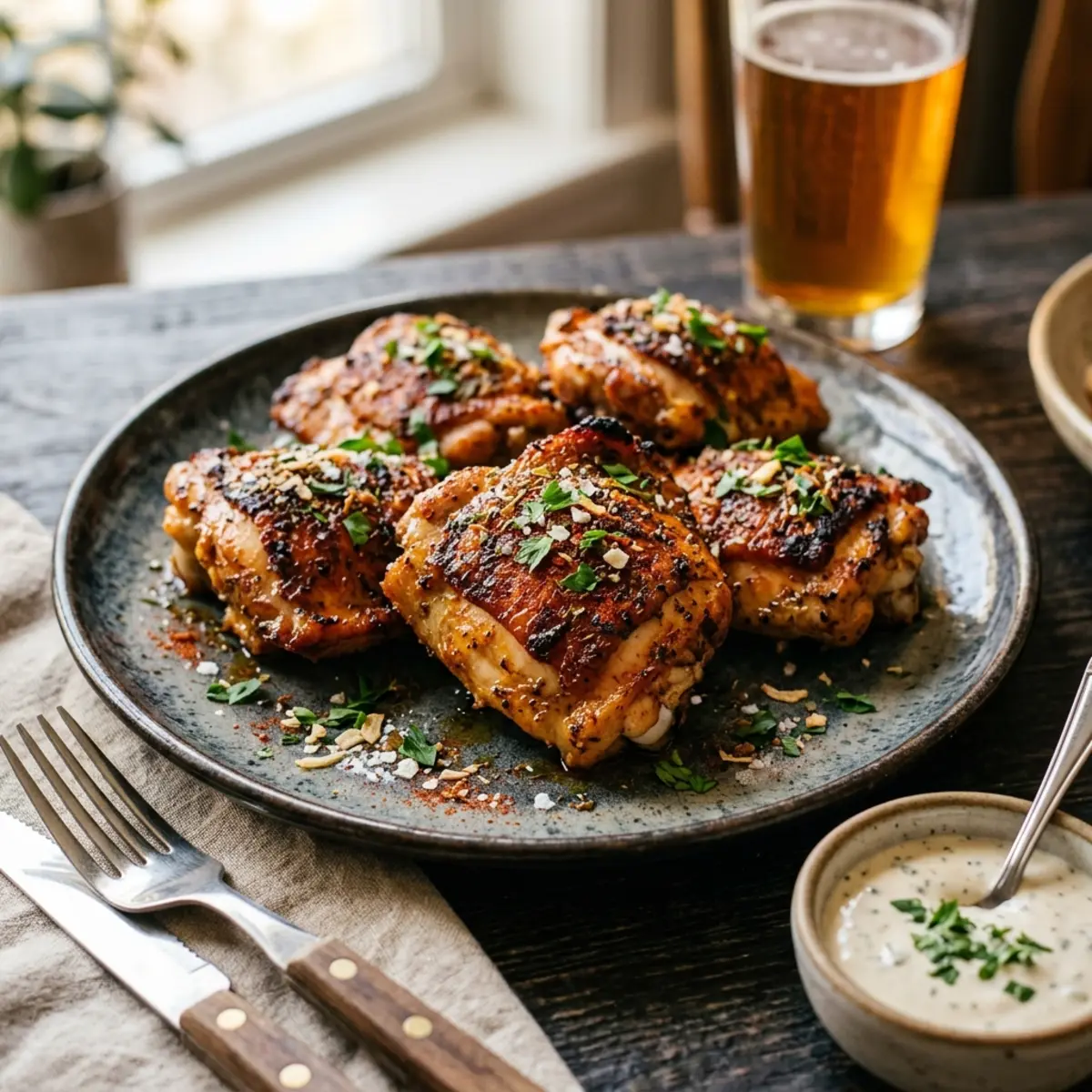 Pulpe de pui dezosate la Air Fryer – Rețetă rapidă și gustoasă