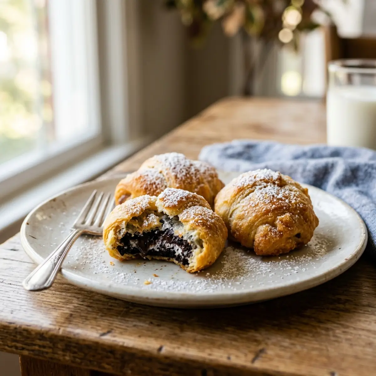 Oreos la Air Fryer cu Aluat Crescent