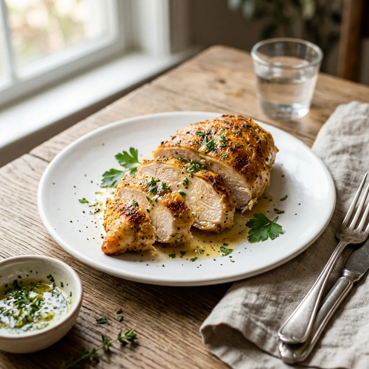 Piept de pui la air fryer: suculent și untos în 20 de minute