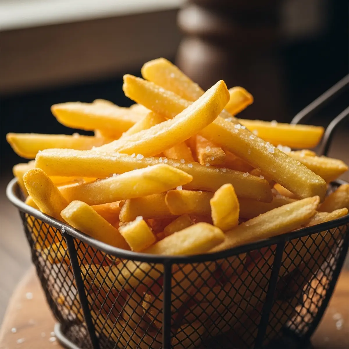 Cartofi prăjiți aurii și crocanți la Air Fryer – Interior Pufos