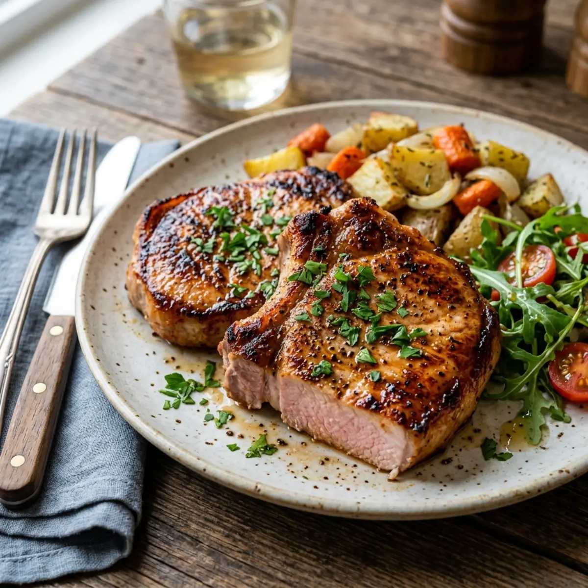 Cotlete de porc fragede la Air Fryer