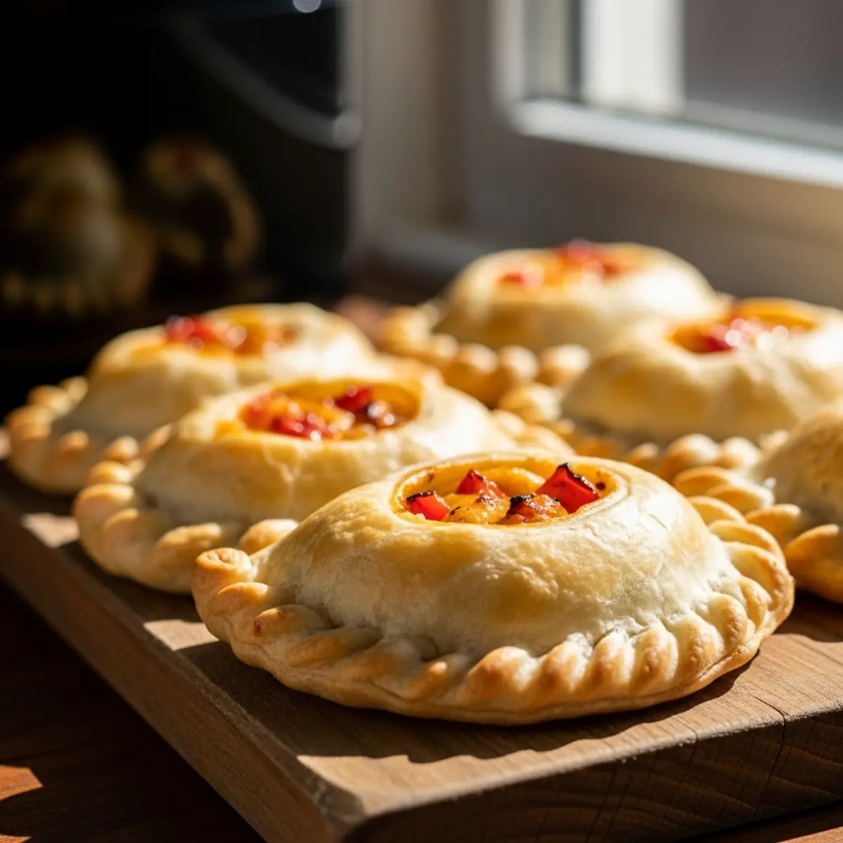 Empanadas cu pui și ardei gras la Air Fryer