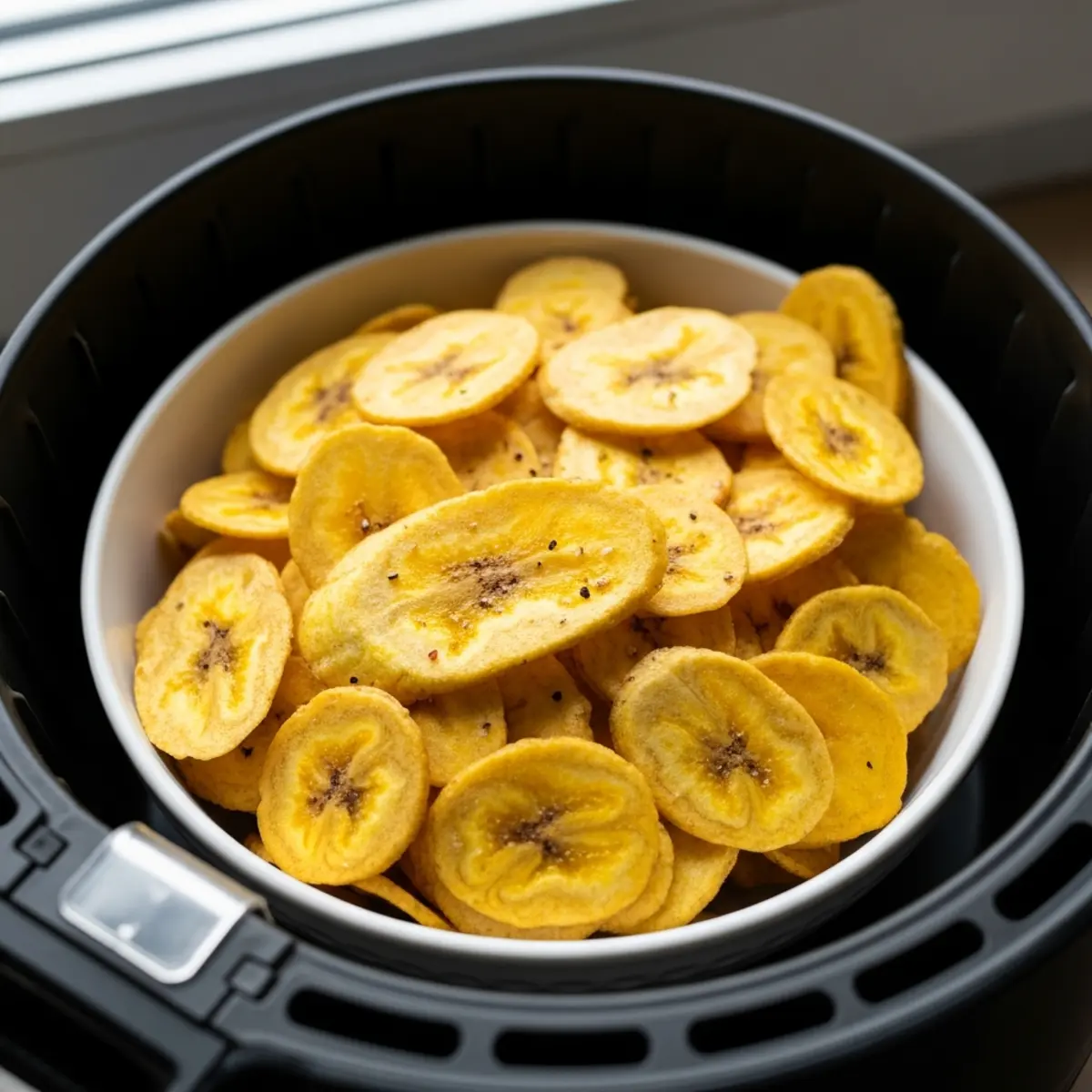 Chipsuri crocante de banane plantain la Air Fryer