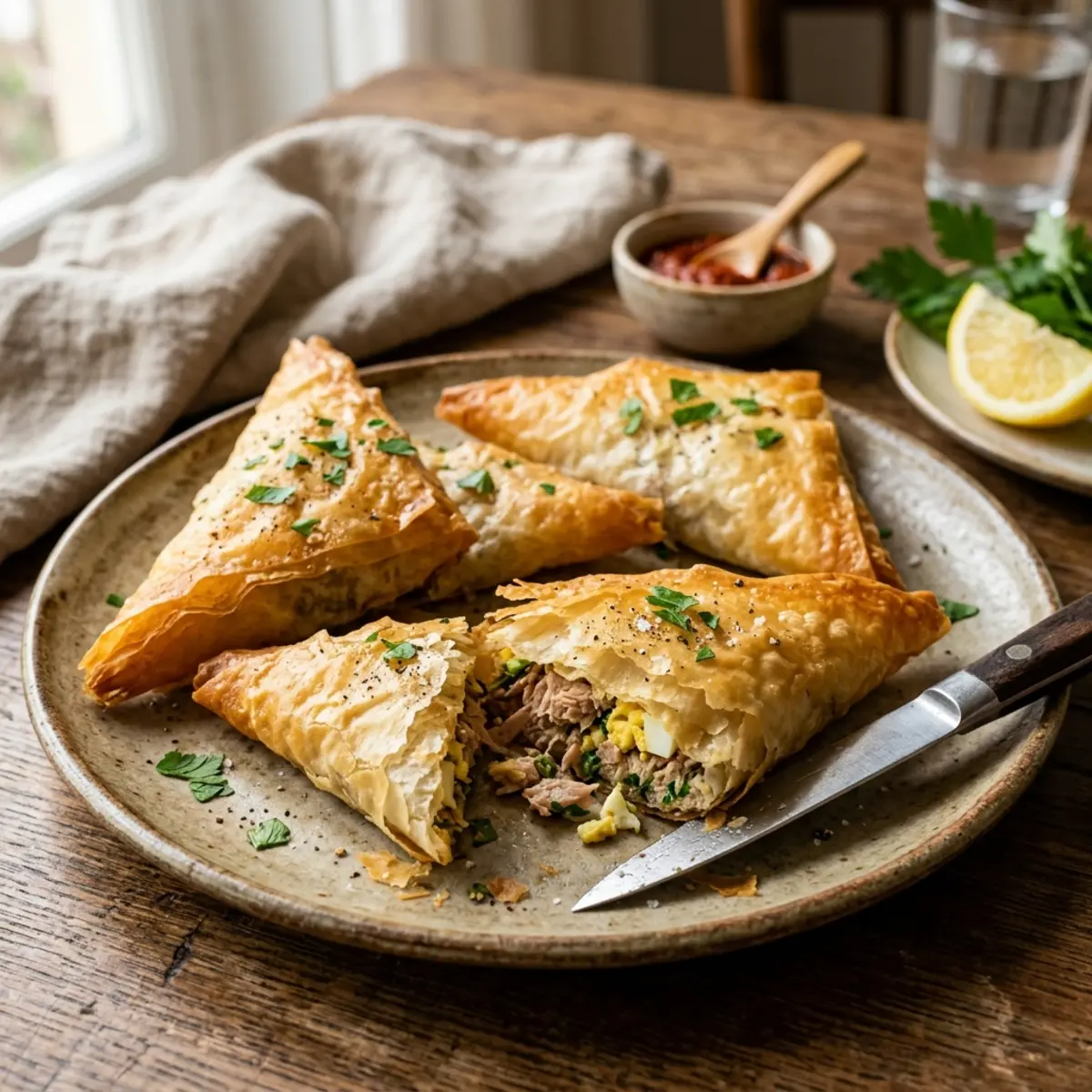 Bricks crocante cu ton la Air Fryer – Rețetă rapidă de aperitiv