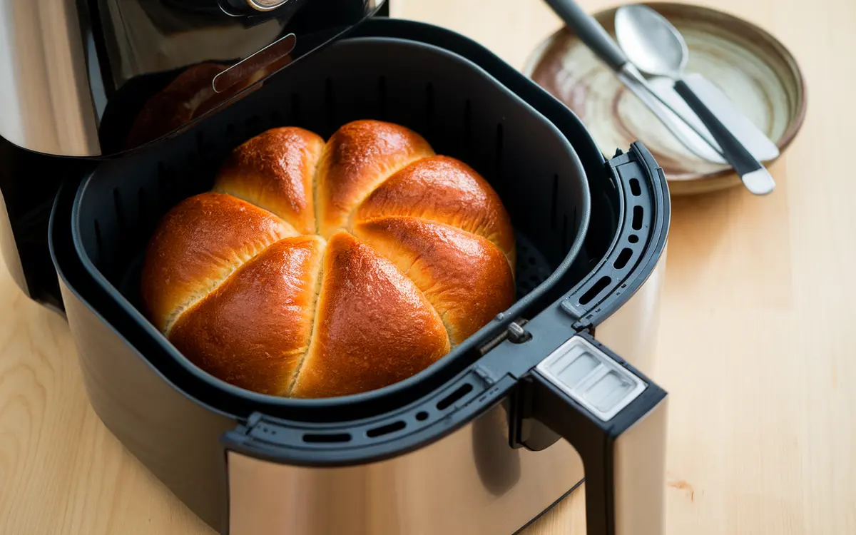Brioche pufoasă la Air Fryer