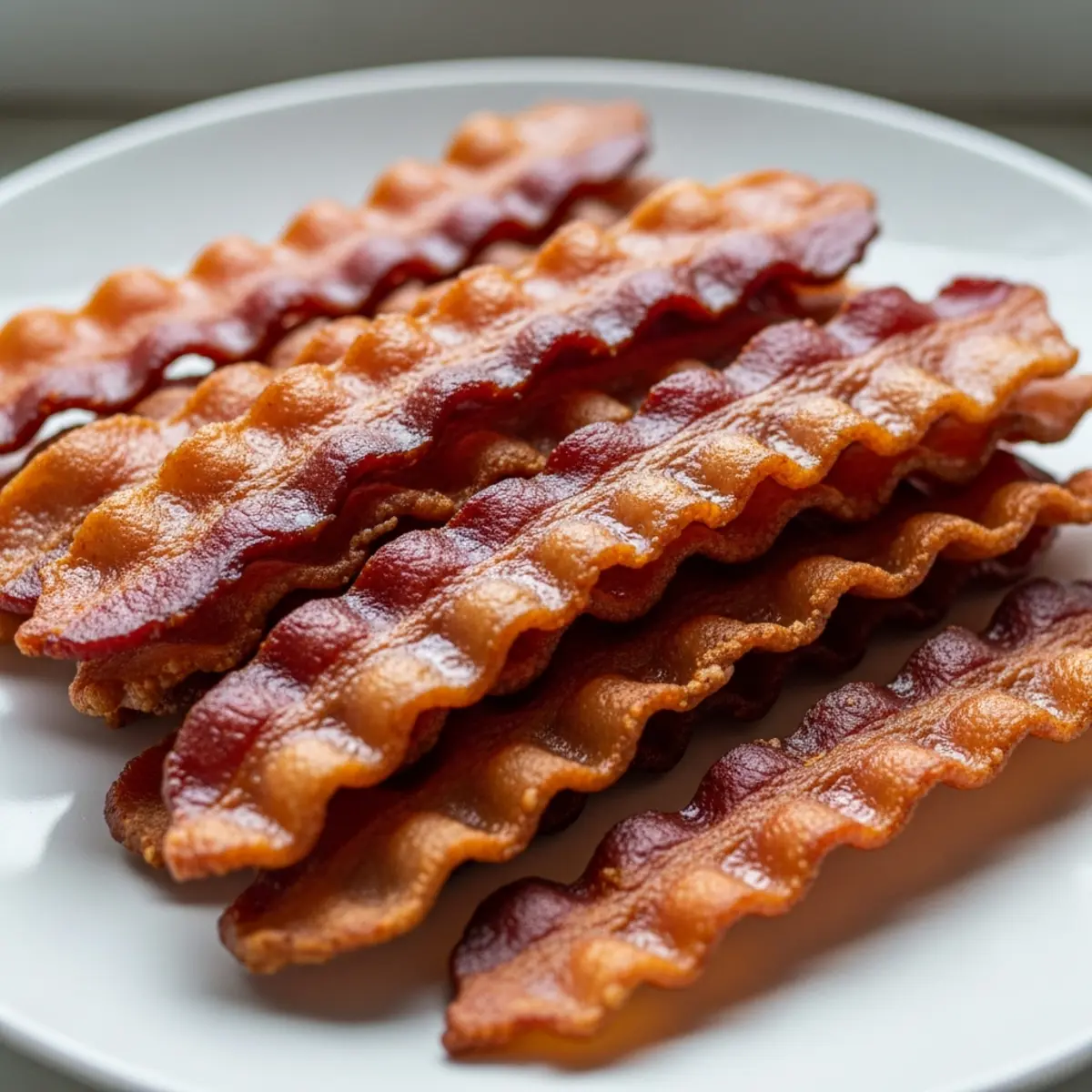 Bacon crocant la Air Fryer în 8 Minute – Rețetă Rapidă
