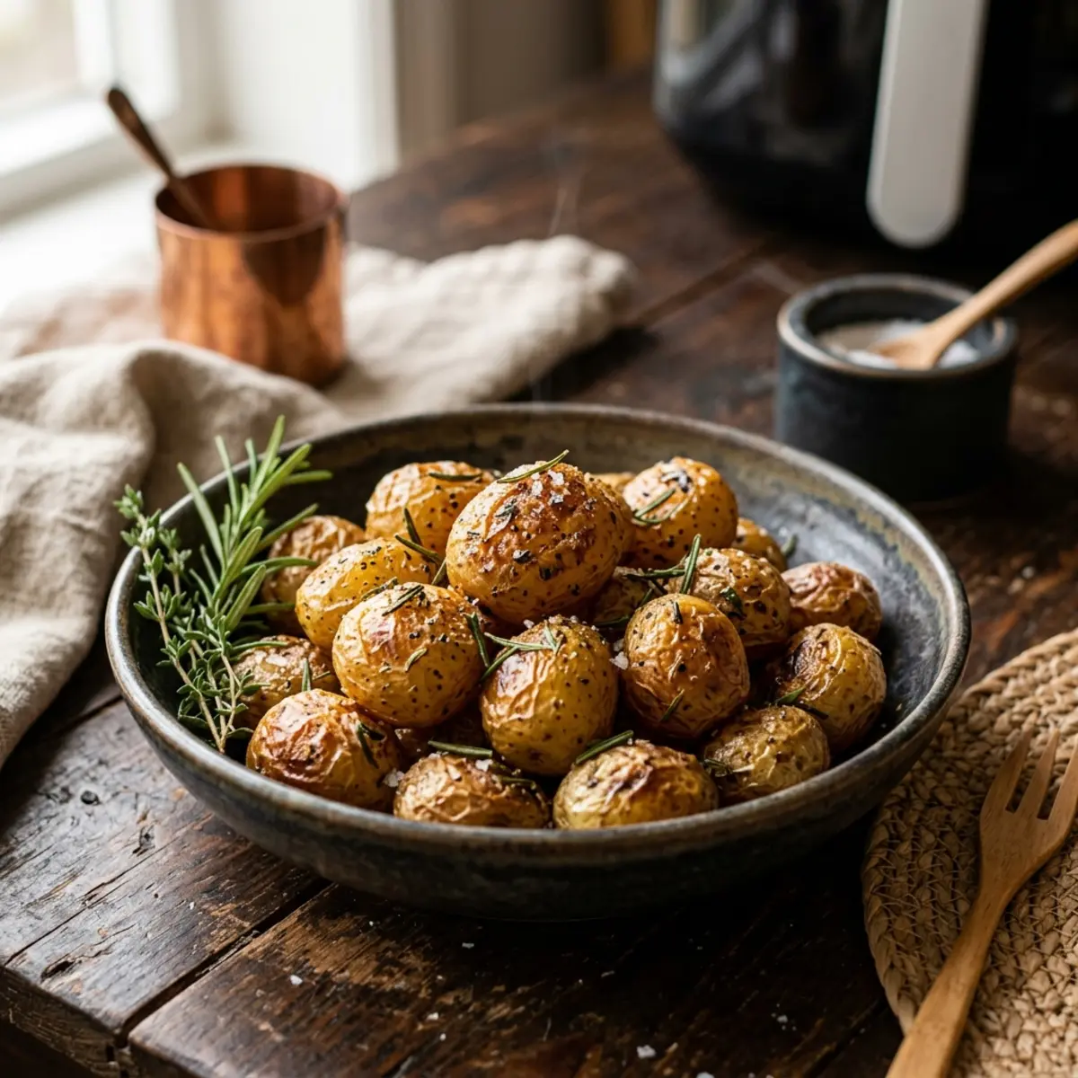 Cartofi Noi Mici (Krieltjes) la Air Fryer