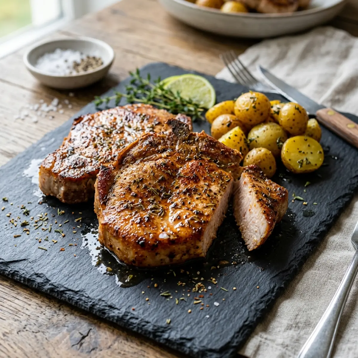 Cotlet de porc la air fryer: suculent și rapid