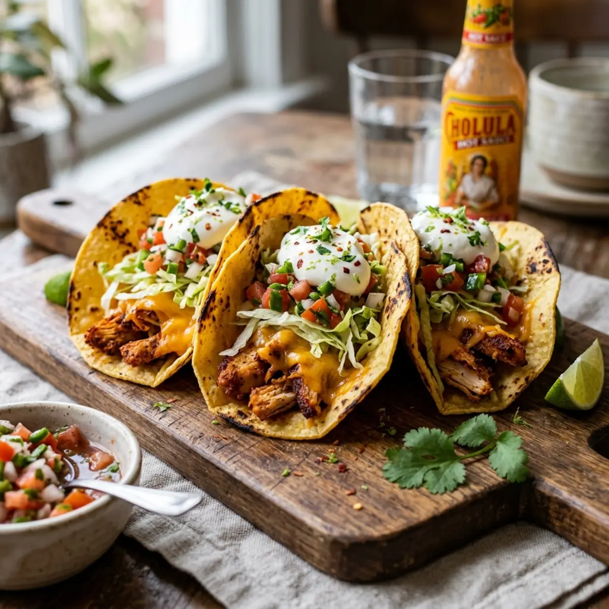 Tacos Crocante cu Pui la Air Fryer