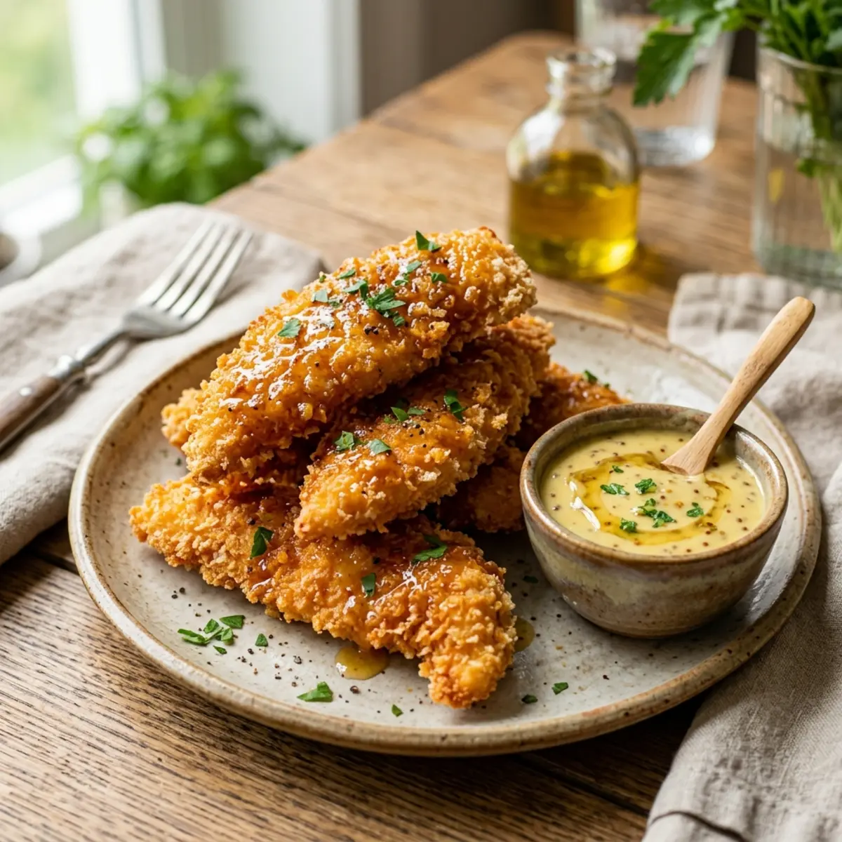 Air Fryer Benzi de Pui cu Miere și Muștar