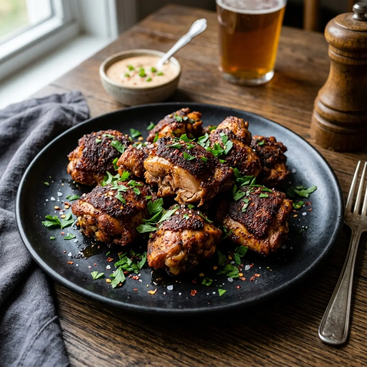 Bucăți de pui Cajun la Air Fryer – Rețetă rapidă și crocantă
