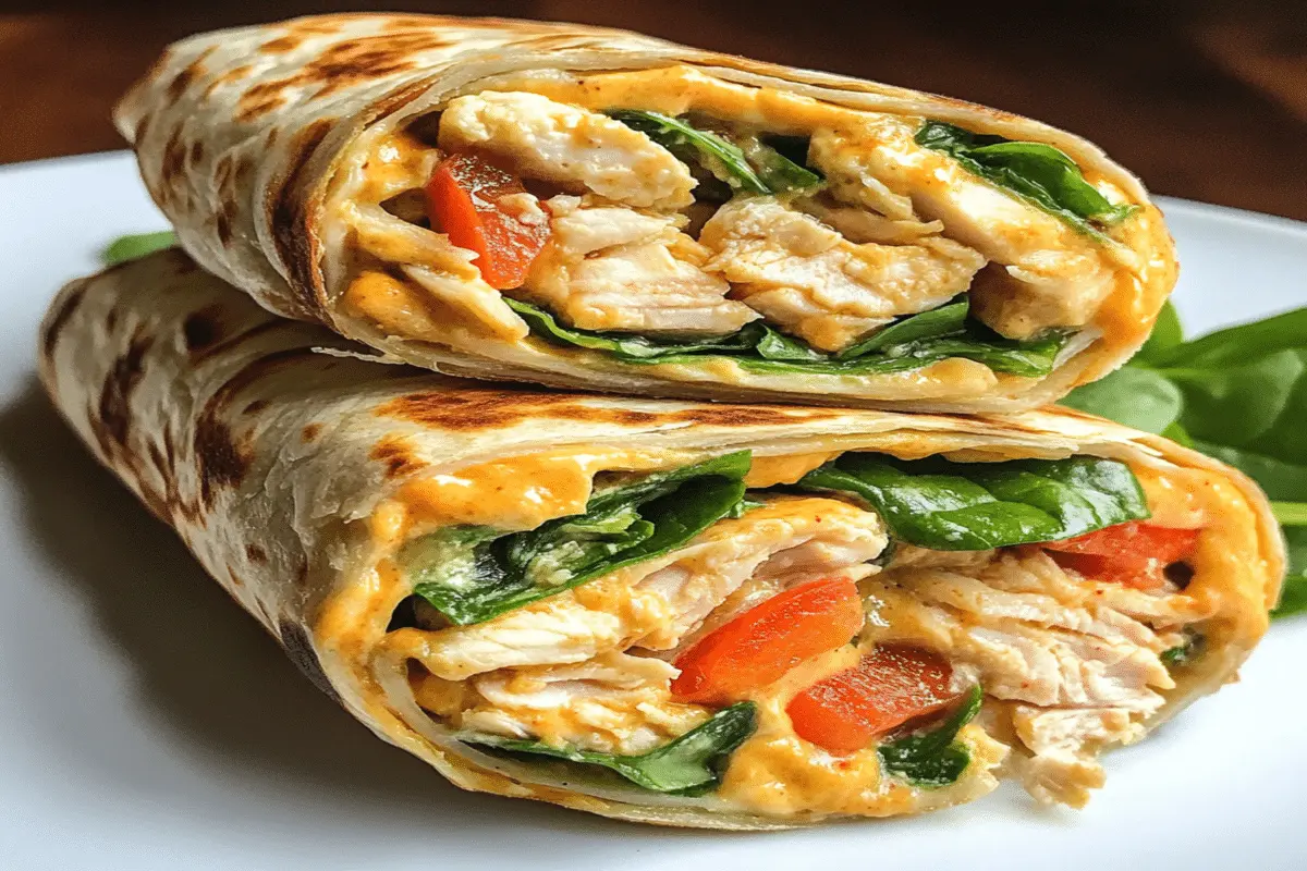 Wrap proteic crocant la Air Fryer – Rețetă rapidă cu pui