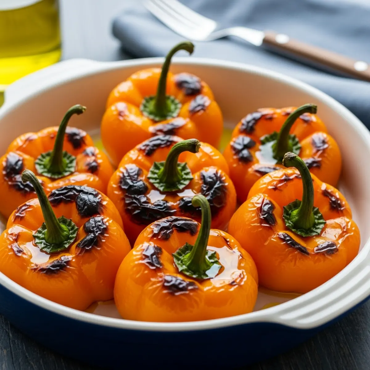 Ardei copți la Air Fryer – Rețetă rapidă și ușoară