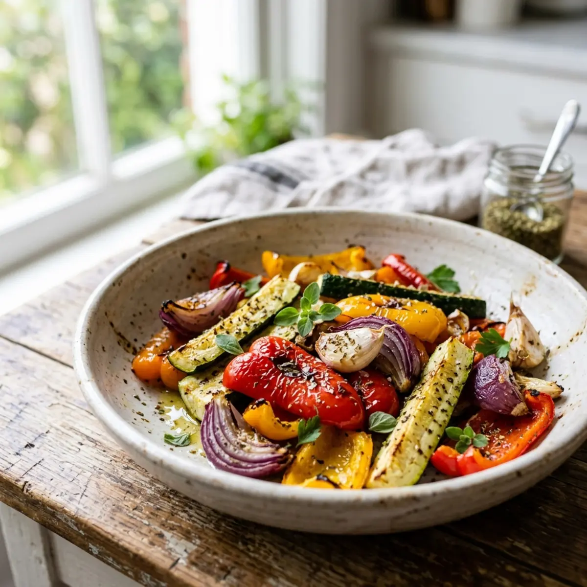 Legume mediteraneene la air fryer – Rețetă rapidă și crocantă