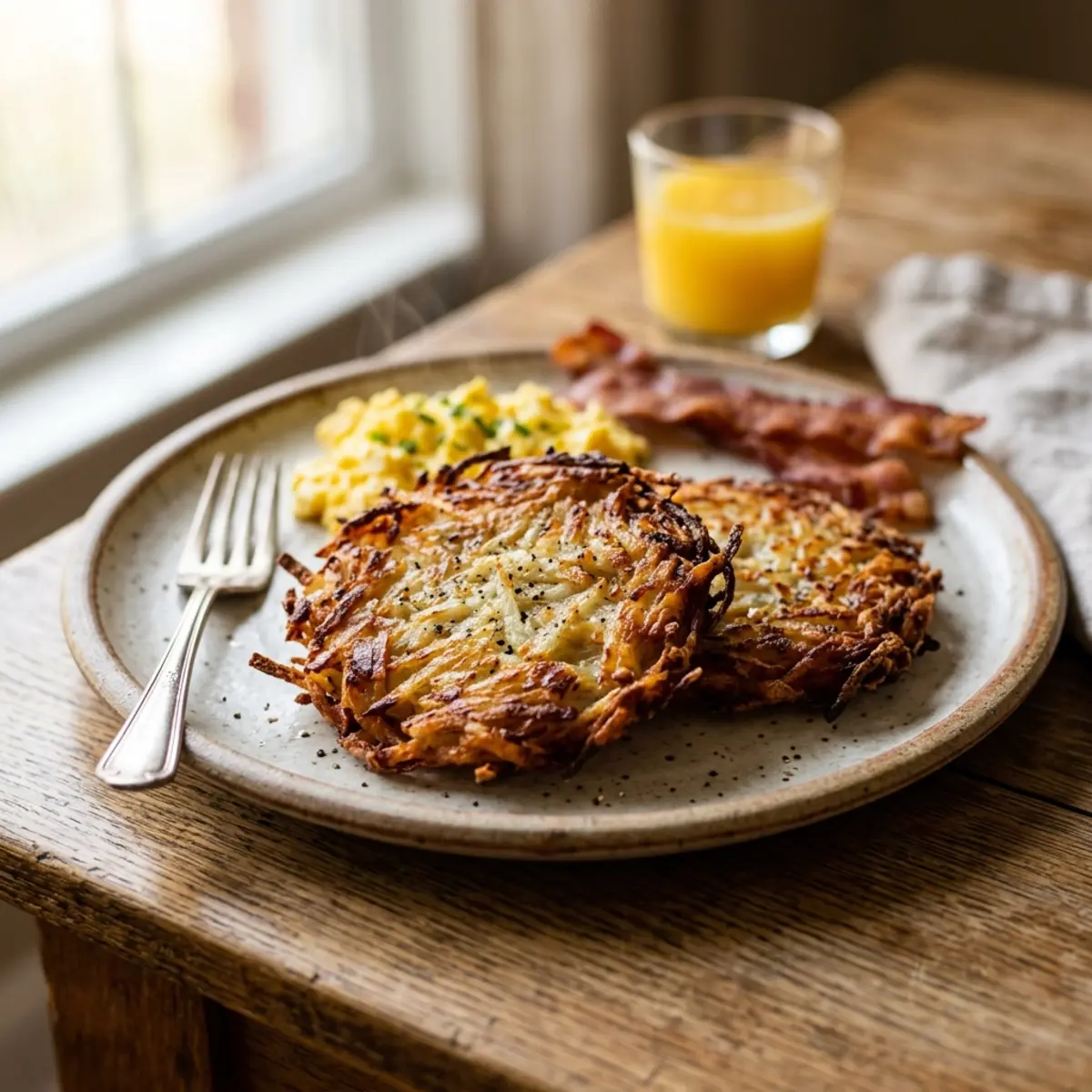Hashbrowns crocante la Air Fryer
