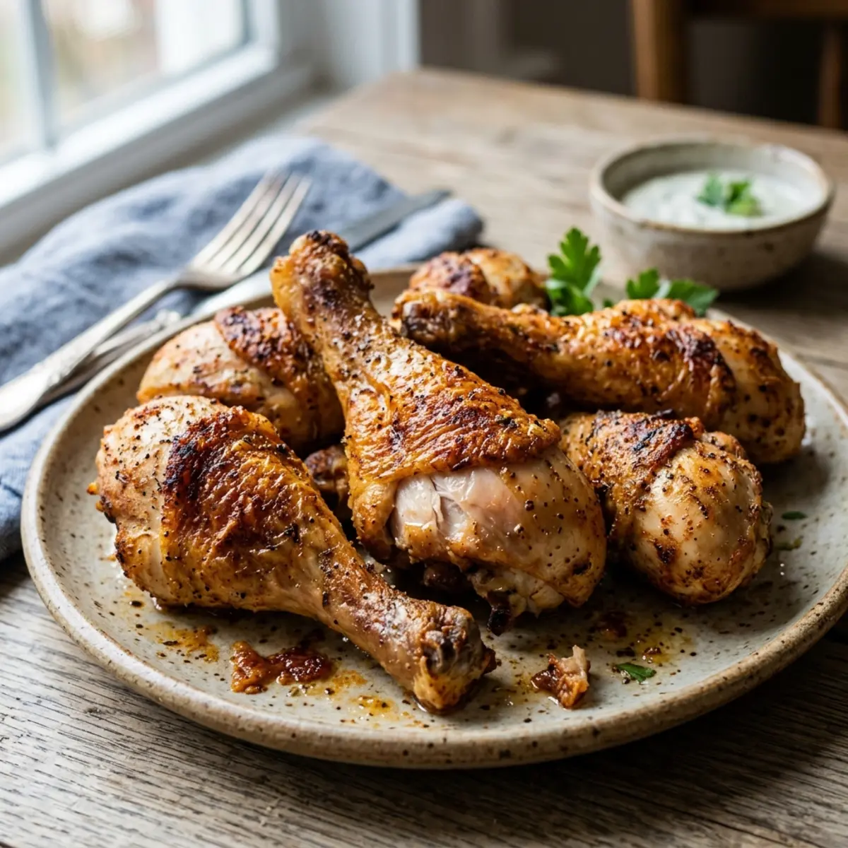 Pulpe de pui congelate crocante la Air Fryer – rețetă rapidă