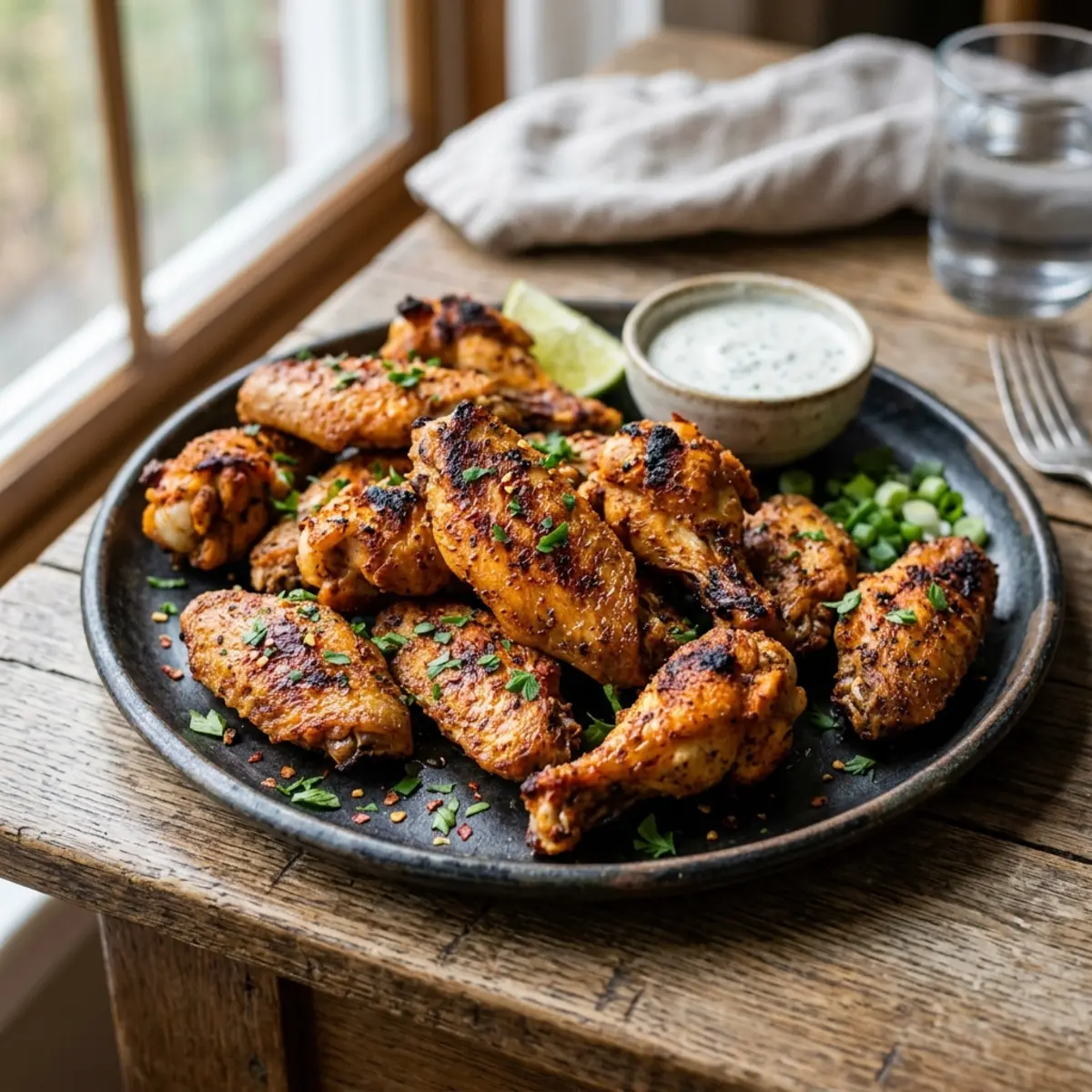 Aripioare de pui crocante și picante la Air Fryer