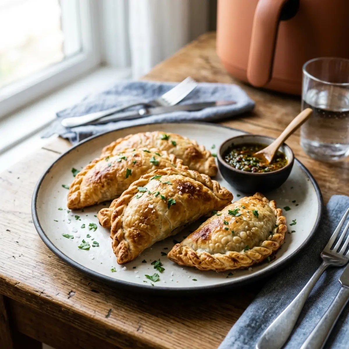 Empanadas cu vită crocante la Air Fryer – rețetă rapidă
