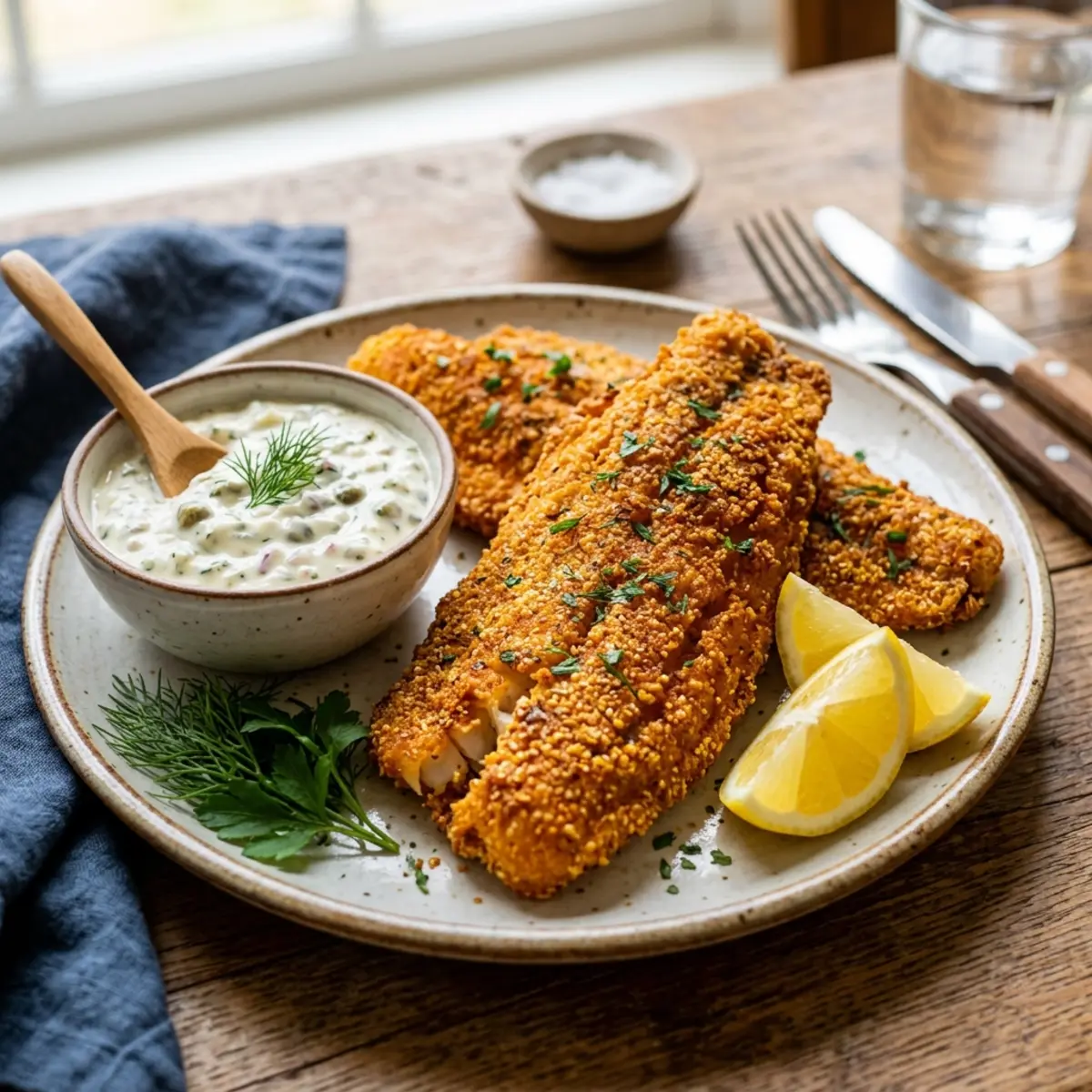 Fileuri de somn crocante la Air Fryer cu parmezan