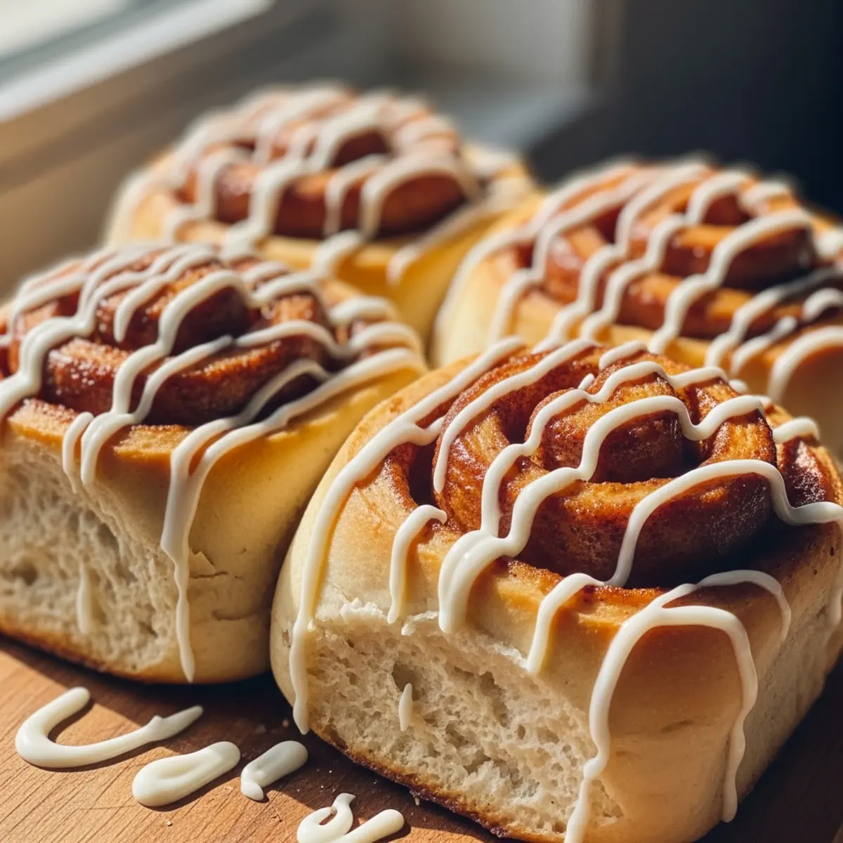 Rulouri cu scorțișoară lipicioase (Sticky Buns) la Air Fryer
