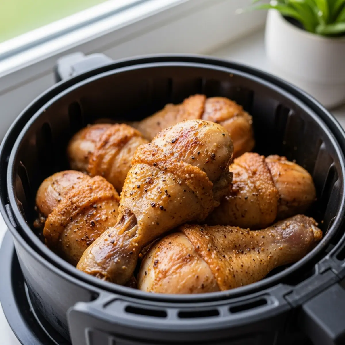 Pulpe de pui crocante fără făină la Air Fryer (fără gluten)