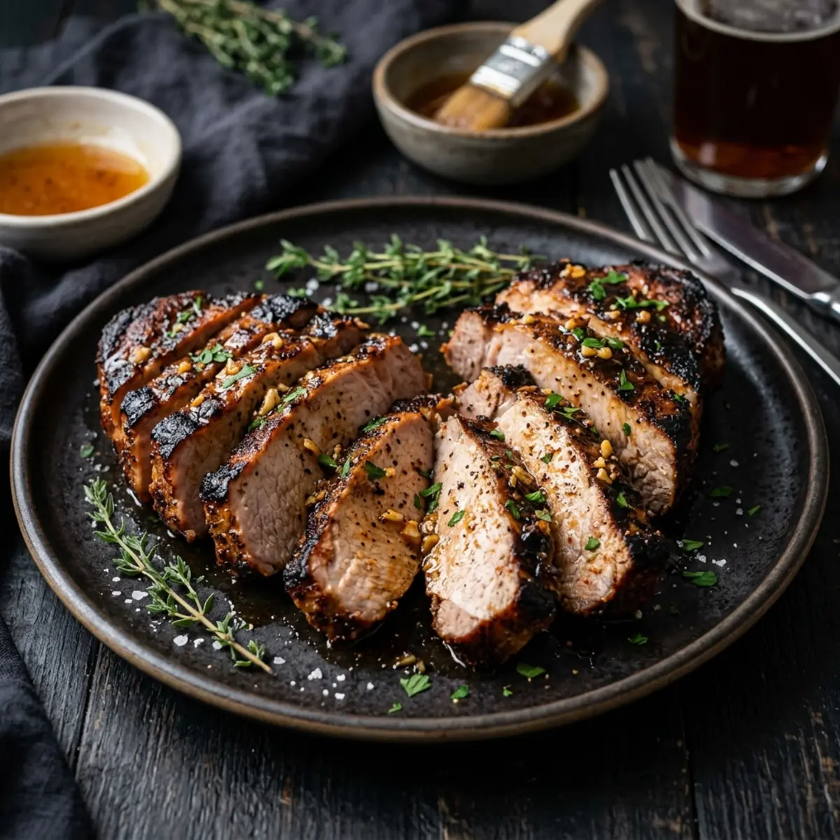 Friptură de porc suculentă la Air Fryer