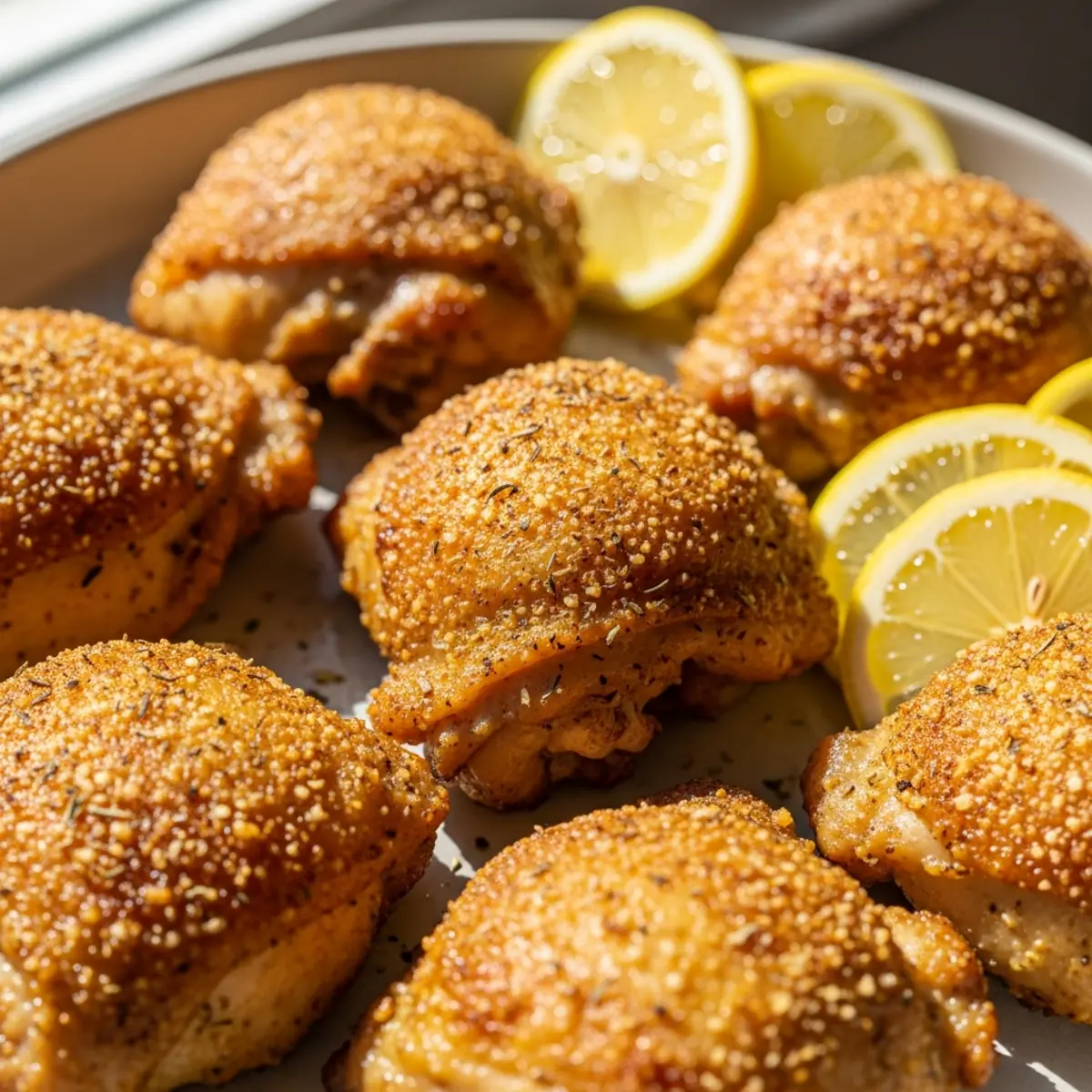 Pulpe de pui la air fryer cu lămâie – rețetă rapidă și suculentă