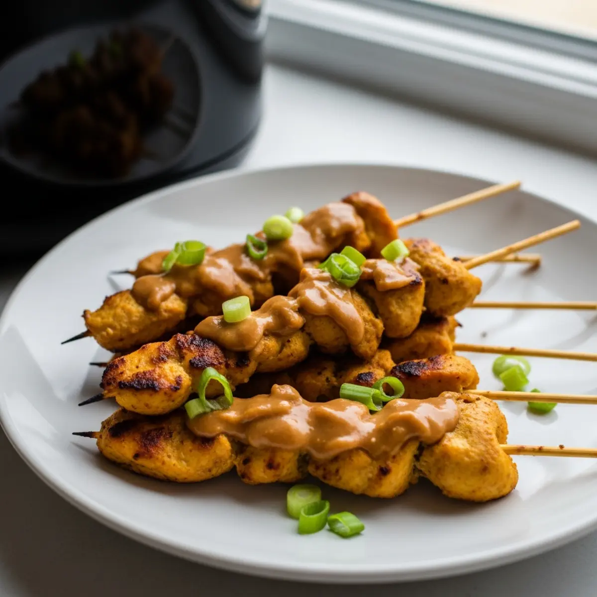 Kipsaté autentic la Air Fryer – Satay de pui indonezian