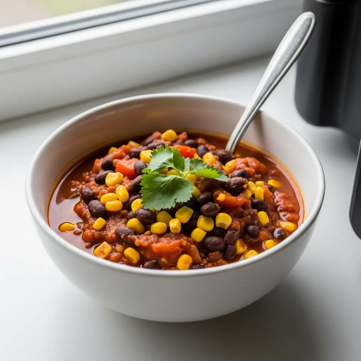 Chili sud-vestic vegetarian la Air Fryer Ninja Foodi
