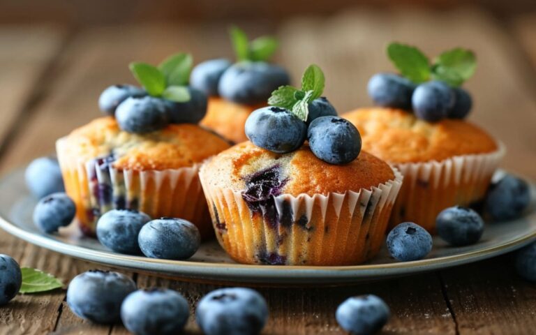 Air Fryer Blueberry Streusel Muffins: Ready in 25 MINUTES