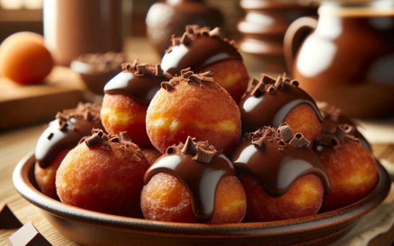 Easy and Irresistible Air Fryer Chocolate Doughnut Holes