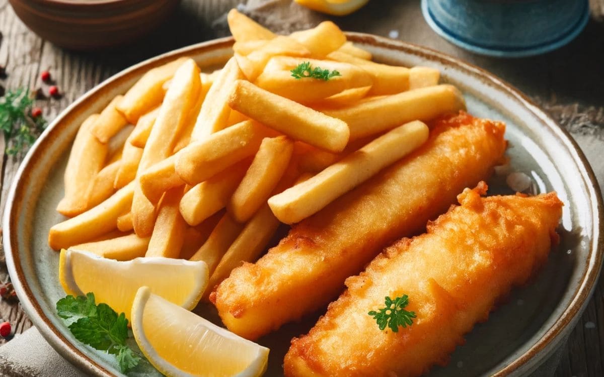 Air Fryer Fish and Chips