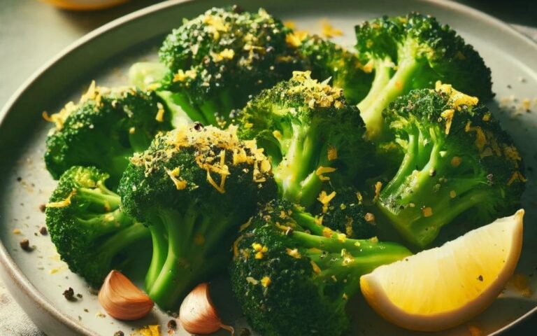 Zesty Air Fryer Roasted Broccoli: Ready in 15 Minutes