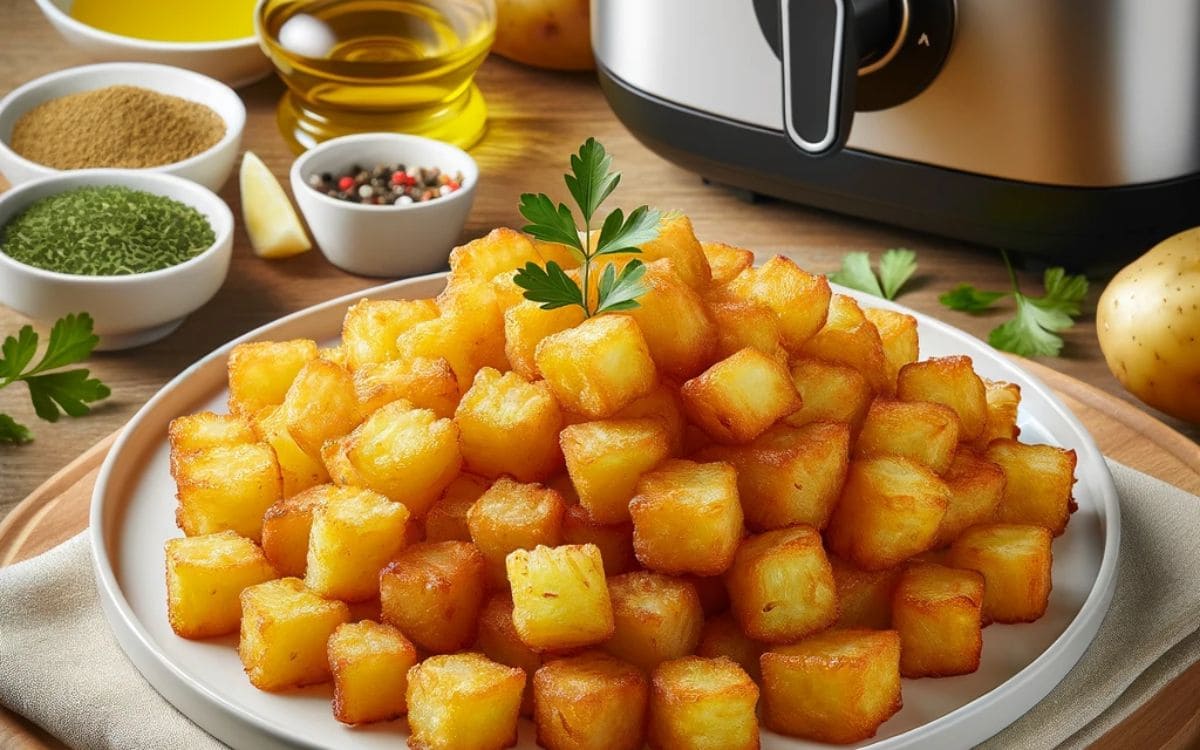 Air Fryer Diced Hash Browns