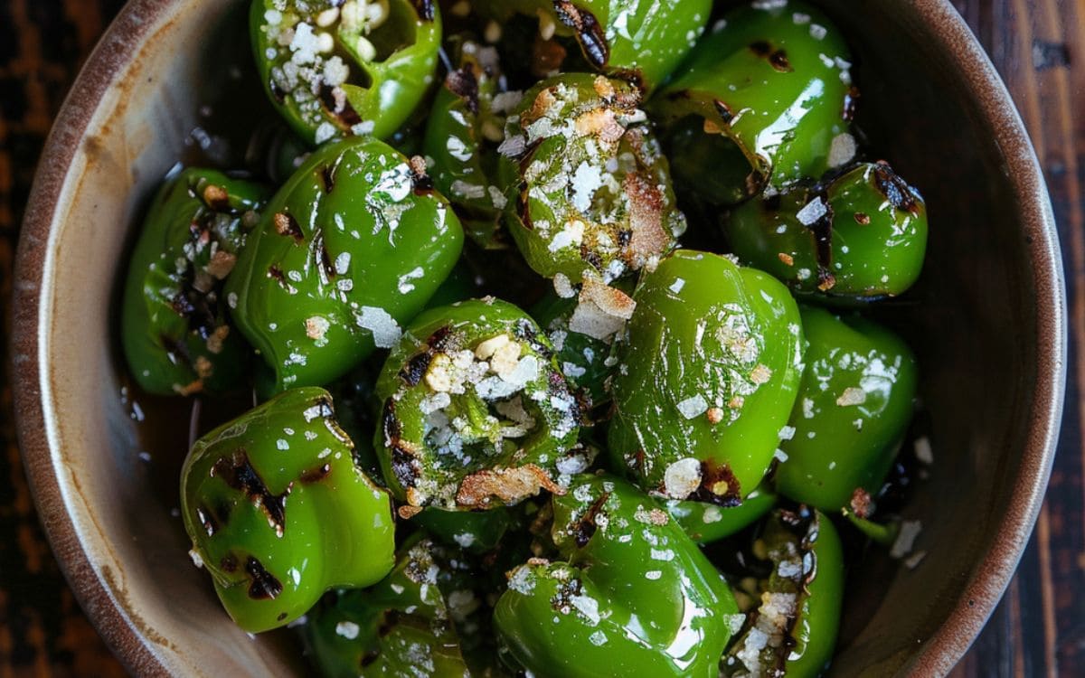 Air Fryer Ginger Lime Peppers