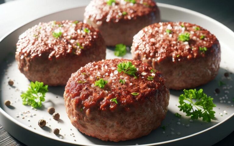 Air Fryer Ground Beef Patties: Ready in 20 Minutes