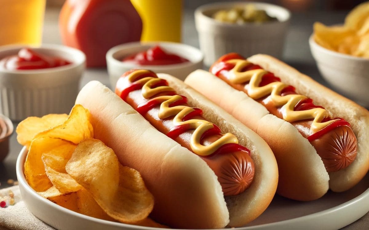 Air Fryer Hot Dogs