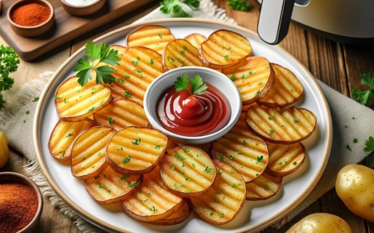 Air Fryer Potato Slices: Ready in 25 Minutes