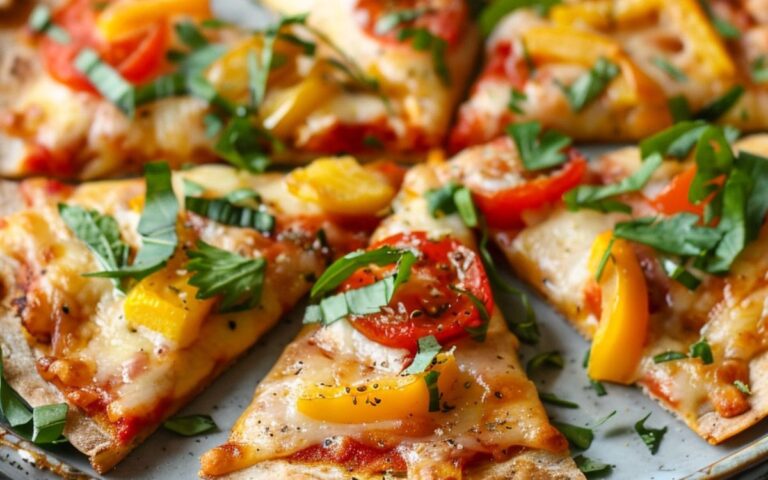 Air Fryer Tortilla Pizza: Ready in 15 Minutes