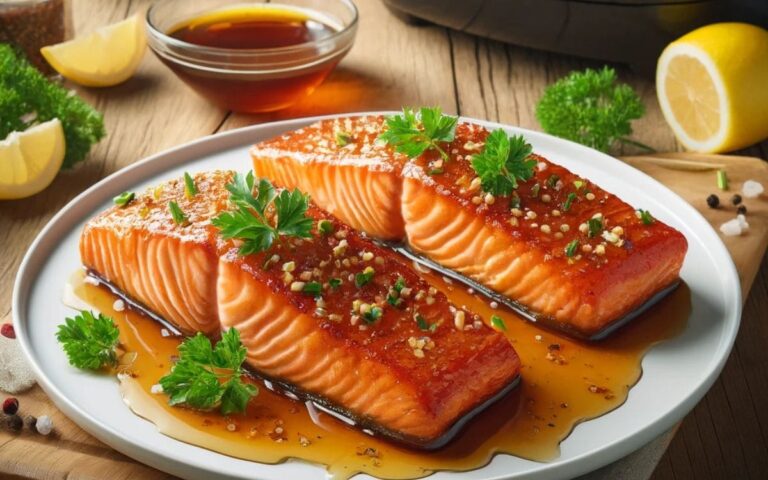 Honey Glazed Salmon in the Air Fryer: Ready in 25 Minutes