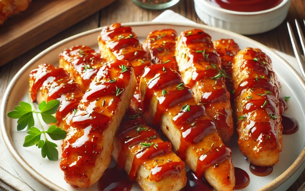 Air Fryer BBQ Chicken Tenders